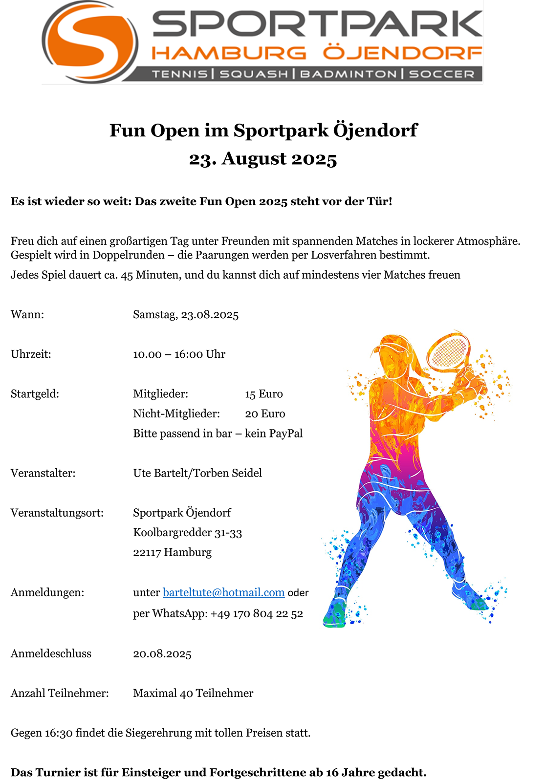 oejendorf fun open 2025