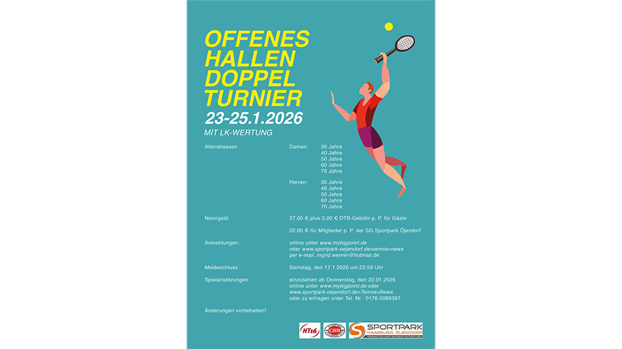Offenes Hallen Doppelturnier 2026