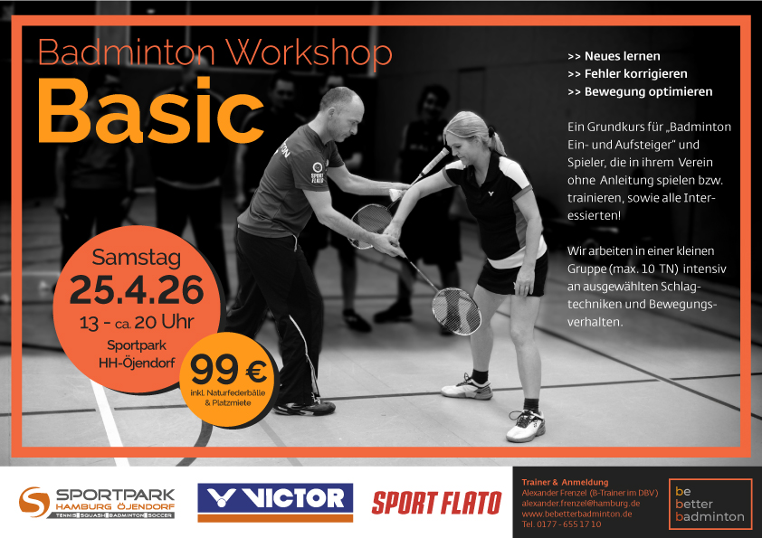 Badminton Workshop *Basic* – 25. April 2026