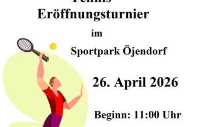 Tennis Eröffnungsturnier 26.4.2026