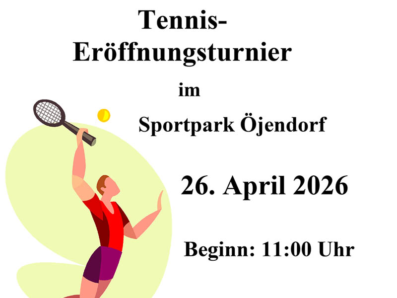 Tennis Eröffnungsturnier 26.4.2026